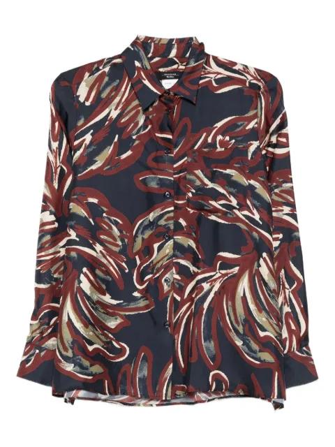 buttoned abstract-pattern shirt by MAX MARA