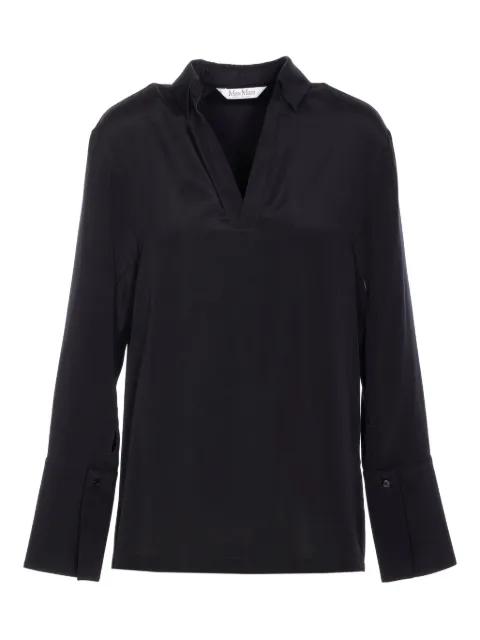 buttoned-cuff tunic top by MAX MARA