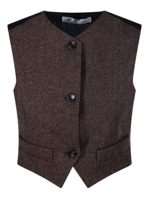 buttoned panelled jacket by MAX MARA