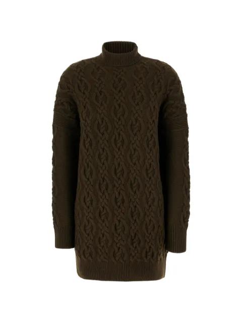 cable-knit mini dress by MAX MARA