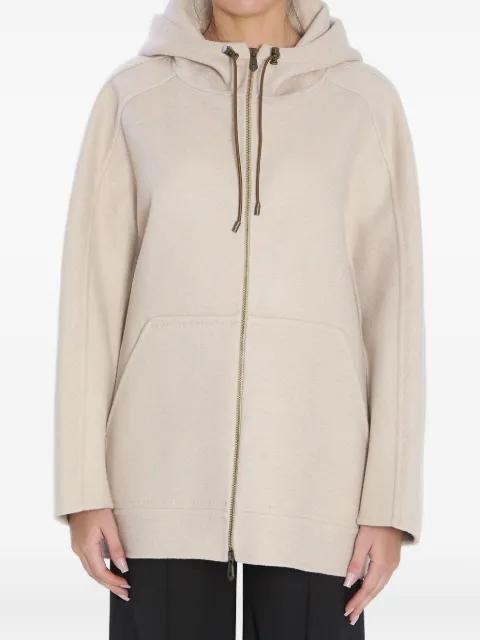 cashmere hoodied coat by MAX MARA