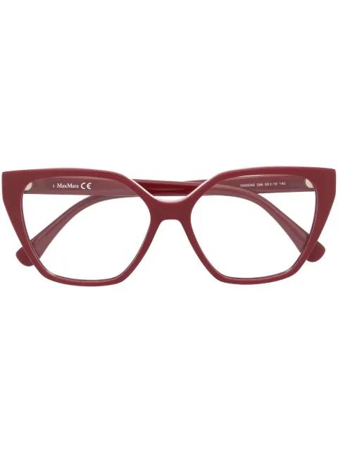 cat-eye frame glasses by MAX MARA