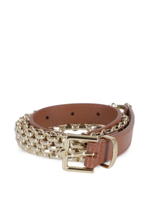 chain buckled belt by MAX MARA