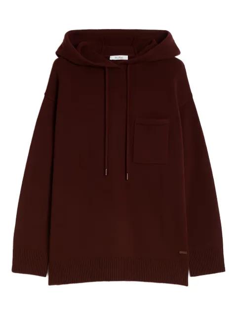 chest-pocket hoodie by MAX MARA