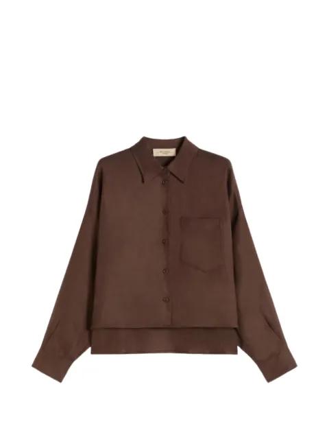 chest-pocket linen jacket by MAX MARA