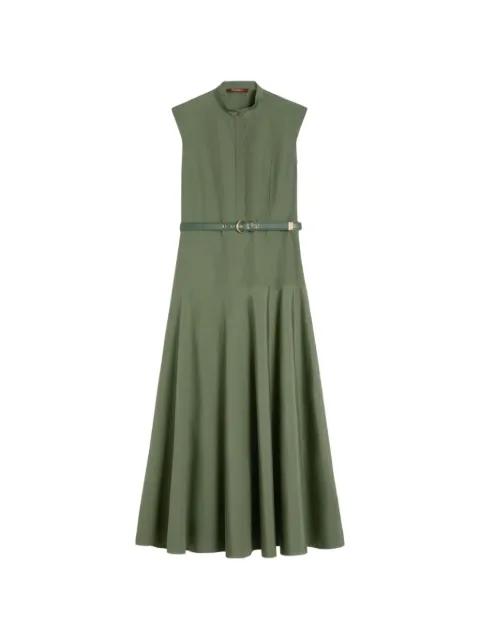 collar belted dress by MAX MARA
