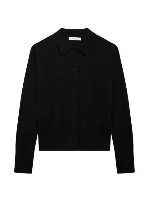 collared buttoned cardigan by MAX MARA