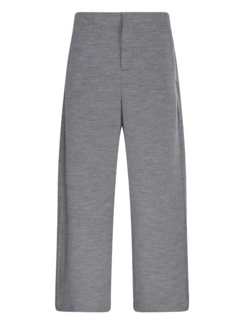 concealed-fastening wide-leg trousers by MAX MARA