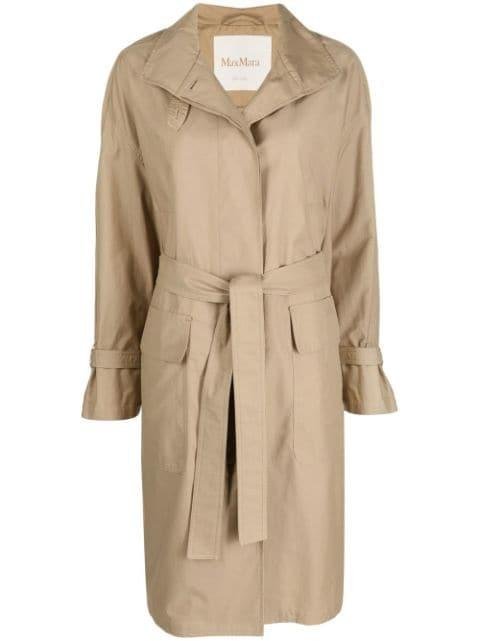 cotton blend trench coat by MAX MARA