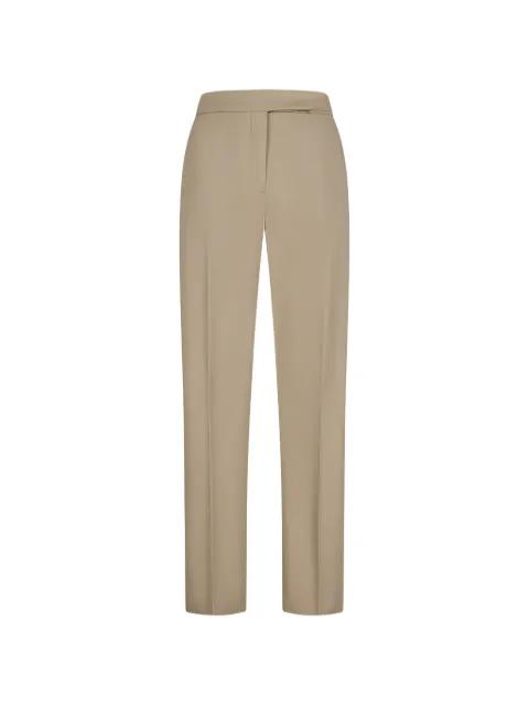 cotton satin trousers by MAX MARA