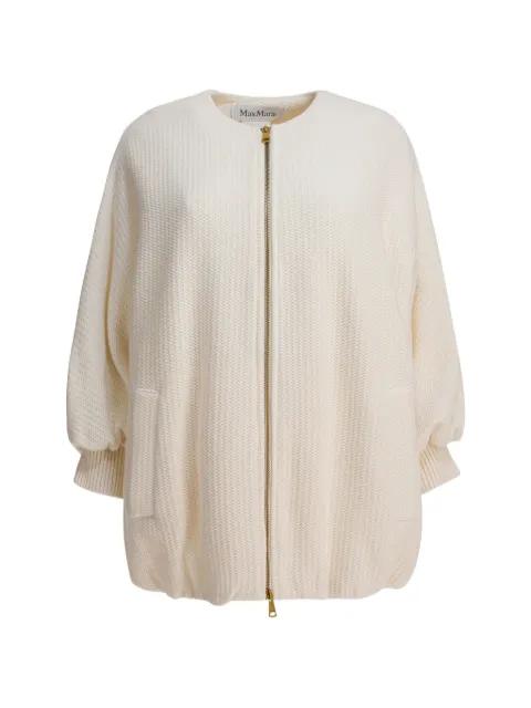 crewneck ribbed jacket by MAX MARA