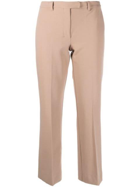 cropped straight-leg trousers by MAX MARA