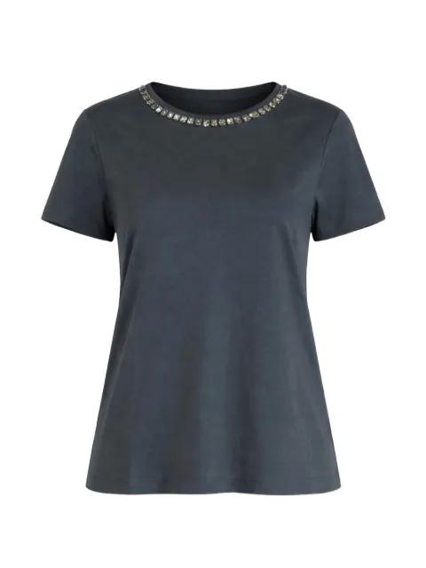 crystal-embellished short-sleeve T-shirt by MAX MARA