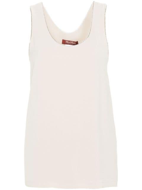 crystal-embellished top by MAX MARA