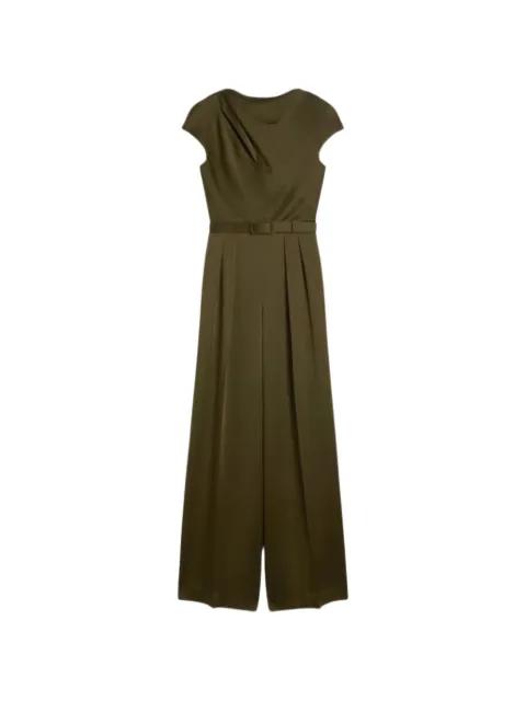 cut-out belted jumpsuit by MAX MARA