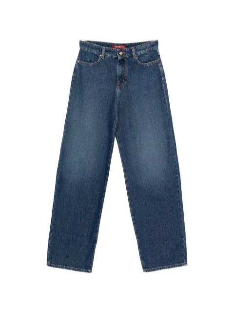 denim straight-leg jeans by MAX MARA