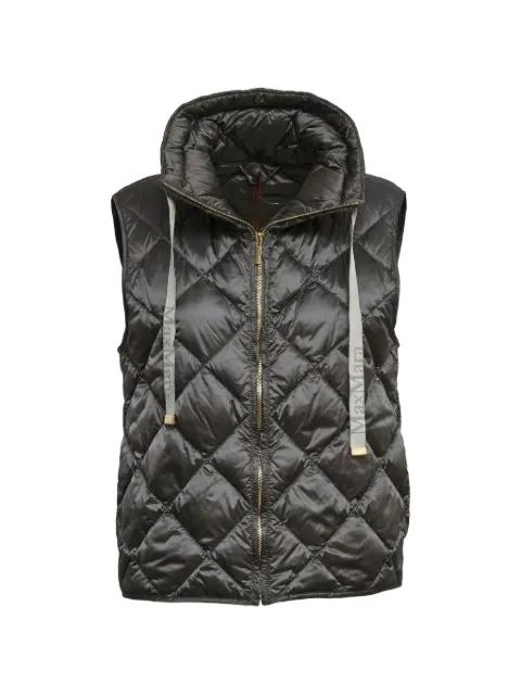 diamond-quilted gilet by MAX MARA