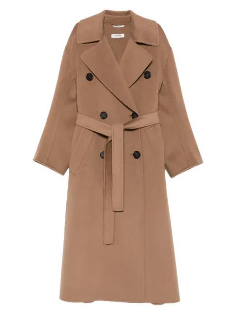 double-breasted belted coat by MAX MARA