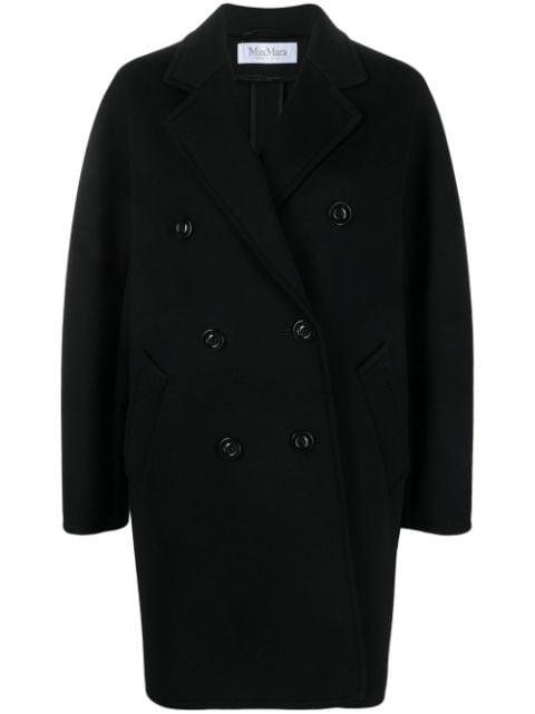 double-breasted button-up coat by MAX MARA