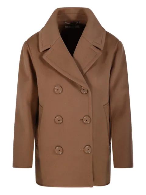 double-breasted buttoned coat by MAX MARA