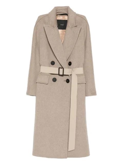 double-breasted cashmere coat by MAX MARA
