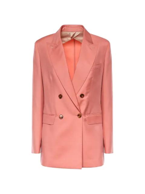 double-breasted peak-lapel blazer by MAX MARA