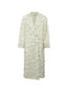 double-breasted sheer-panel coat by MAX MARA double-breasted sheer-panel coat by MAX MARA