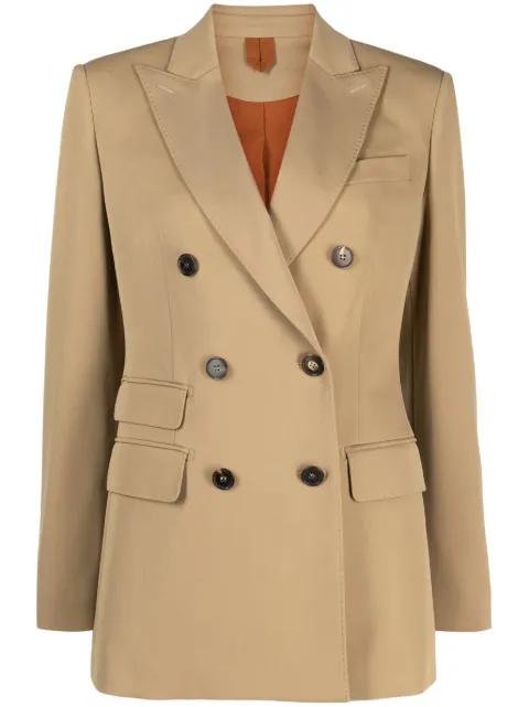 double-breasted wool blazer by MAX MARA
