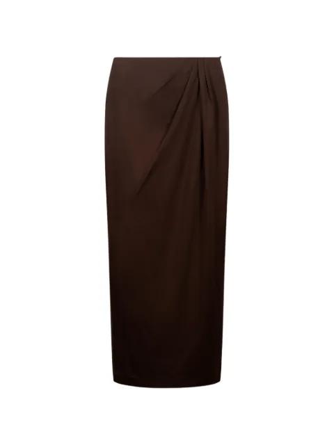 draped midi skirt by MAX MARA