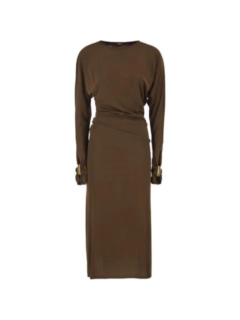 draped-waist midi dress by MAX MARA