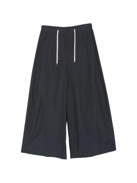 drawstring-fastening wide-leg trousers by MAX MARA