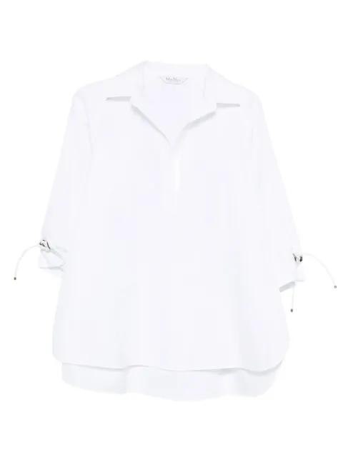 drawstring layered blouse by MAX MARA