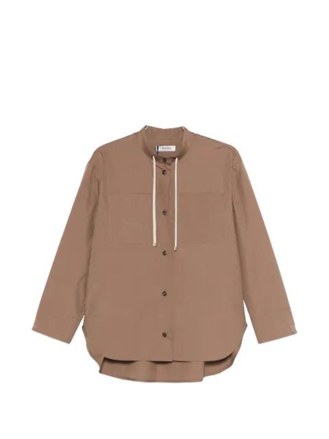 drawstring pocket shirt by MAX MARA