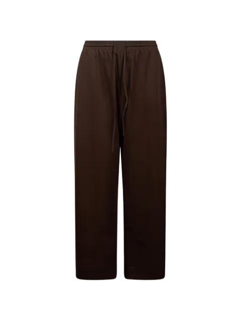 drawstring straight trousers by MAX MARA