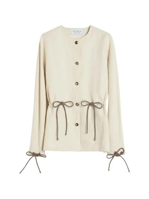 drawstring-waist jacket by MAX MARA