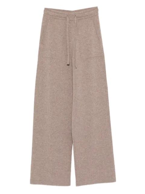 drawstring-waist track pants by MAX MARA