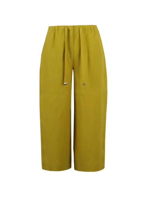 drawstring wide-leg trousers by MAX MARA