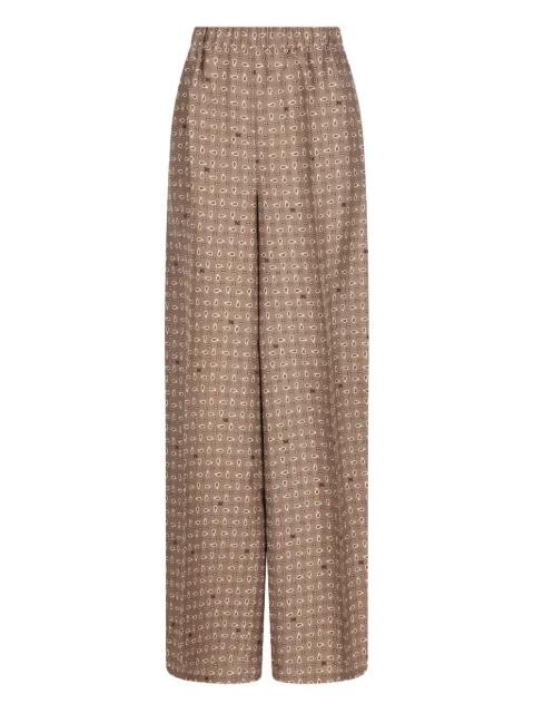 elasticated patterned trousers by MAX MARA