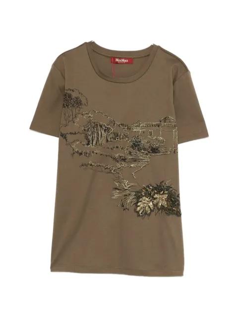 embellished T-shirt by MAX MARA