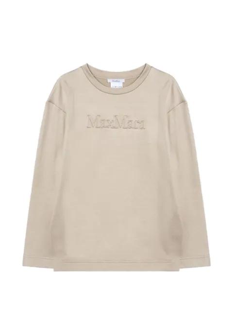 embossed sweatshirt by MAX MARA