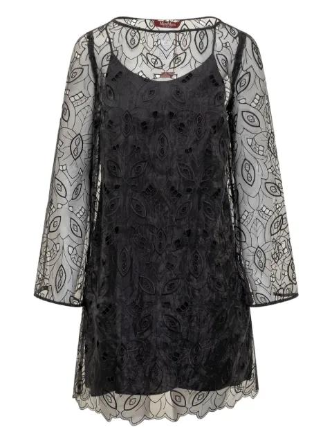 embroidered mini dress by MAX MARA