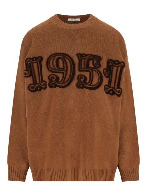 embroidered wool sweater by MAX MARA