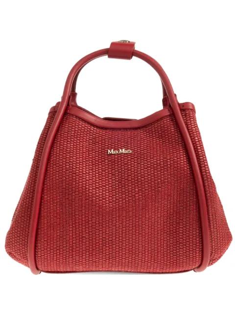 extra-small Marine woven tote bag by MAX MARA