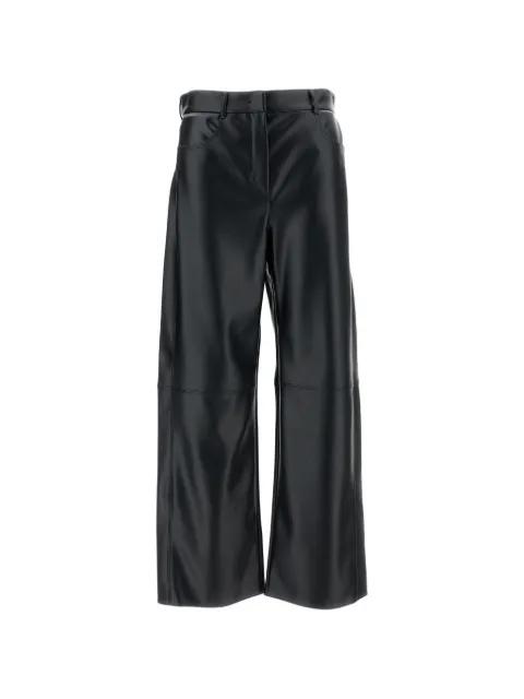 faux-leather trousers by MAX MARA