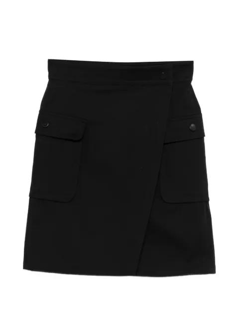 flap-pocket mini skirt by MAX MARA