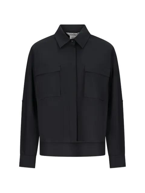 flap-pocket shirt by MAX MARA