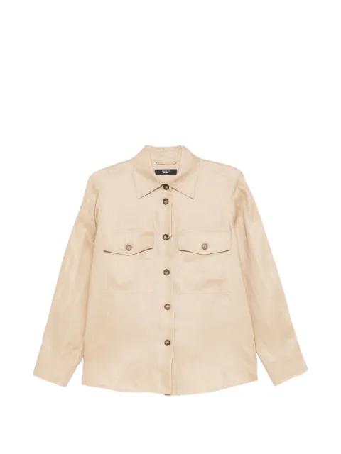 flap-pocket shirt jacket by MAX MARA