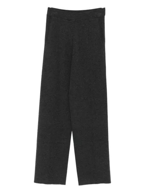 flat-front side-pocket trousers by MAX MARA