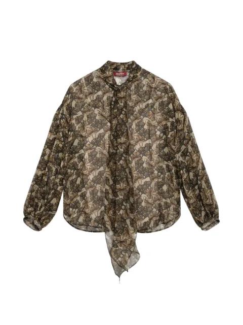 floral-print blouse by MAX MARA