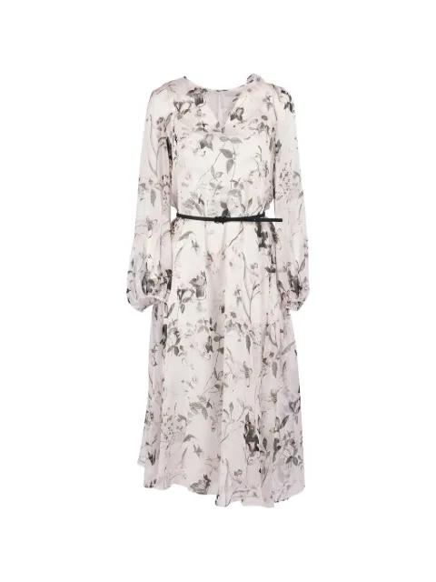 floral-print midi dress by MAX MARA